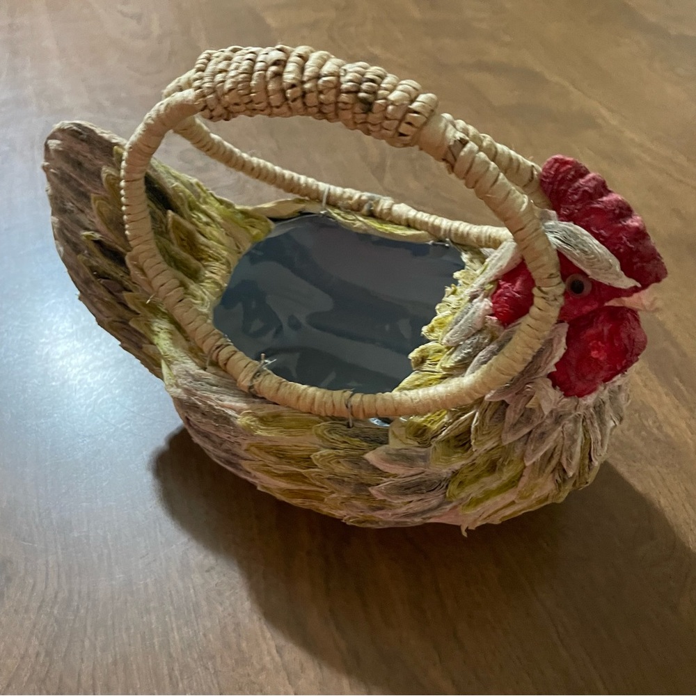 Chicken basket planter